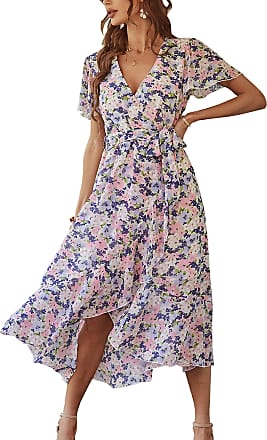 Womens Clothing Dresses Casual and summer maxi dresses Sachin & Babi Floral-print Draped Dress in Pink 