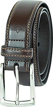 Reversible Belt Strap Men's buckles Saffiano leather 1-3/8 inch Black Brown 38"