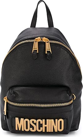 moschino backpack leather