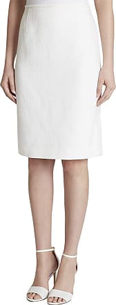 Tahari by ASL Womens Pencil Skirt, Ivory Nautical Tweed, 14