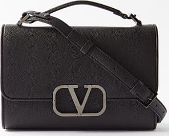 Valentino - Valentino Garavani Leather-Trimmed Shell Messenger Bag - Men -  Black Valentino Garavani