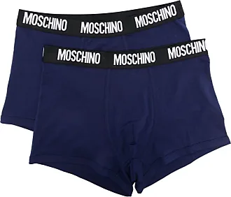 Moschino Logo Waistband 3-pack Boxers in Blue for Men