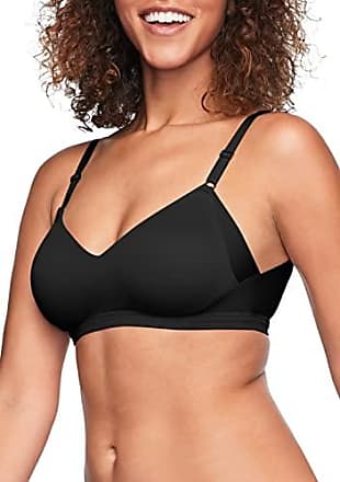 Warner's Womens No Side Effects Underarm and Back-Smoothing Comfort Wireless Lift T-Shirt Bra Rn2231a, Black, XX-Large