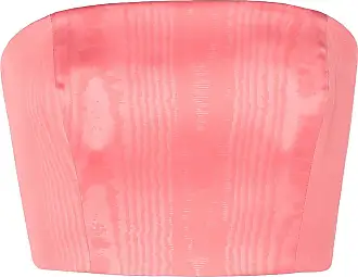 Hot Pink Vinyl Bandeau Crop Top