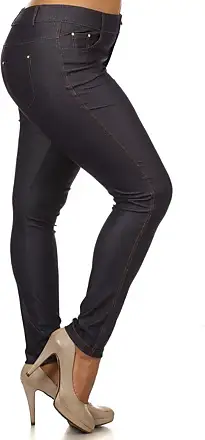 Womens Pull On Cotton Blend Color Jeggings