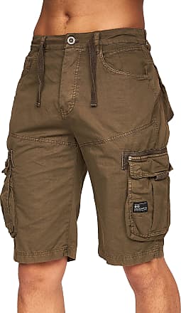 Mens Crosshatch Cargo Combat Shorts Pocket Cotton Half Pants Shorts Bermuda BNWT 