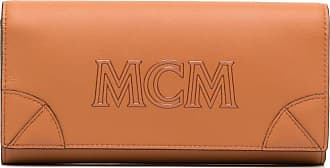 Mcm Women's Large Aren Embossed Leather Continental Wallet - Bombay Brown