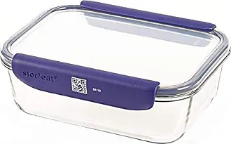 Réservoir de stockage scellé de 2 L, boîte de protection en plastique  transparent pour réfrigérateur, récipient de conservation hermétique avec  couvercles hermétiques anti-fuite, sans BPA, récipient de rangement en  plastique pour garder