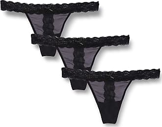 Iris /& Lilly Womens Thong in Raw Cut Cotton Pack of 3