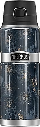 Thermos 10oz Funtainer Food Jar with Spoon - Gray Waves