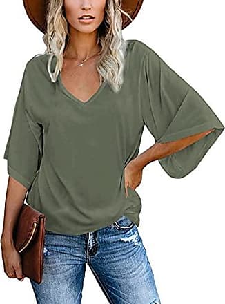 ZANZEA Pull Femme Hiver Grande Taille Tee Shirt Manches Longues Col Rond Pullover Oversize Manches Chauve-Souris Casual Tunique