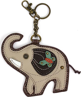 Chala Bulldog Key Fob Coin Purse Keychain Dog Lovers at  Women's  Clothing store