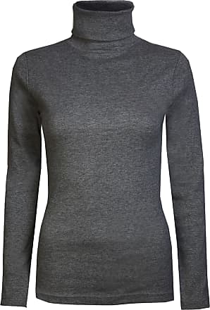 Brody & Co Womens Roll Necks Ladies Polo Neck Tops Exclusively Plain Winter Ski Quality Stretch Jersey Cotton 