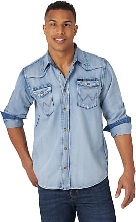 Men's Blue Wrangler Shirts: 100+ Items in Stock | Stylight