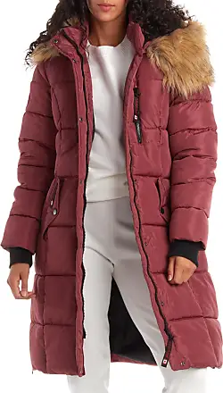  CANADA WEATHER GEAR Women's Winter Coat - Stadium Parka Jacket,  Fur Trim Hood (S-3XL), Size Small, Pink Haze : Clothing, Shoes & Jewelry