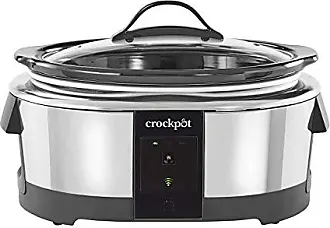 Crock-Pot 6 Quart Cook & Carry Programmable Slow Cooker with Digital Timer,  Stainless Steel (CPSCVC60LL-S)