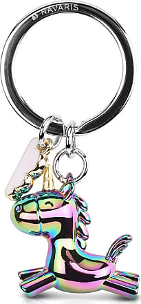 JIFNCR Alloy Keychain for Handbag Keychain Car Key Pendant Keyrings for Christmas New Year Gift 