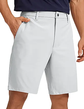 CRZ YOGA Men's Work Classic Fit All-Day Comfort Golf Shorts Pocket 7