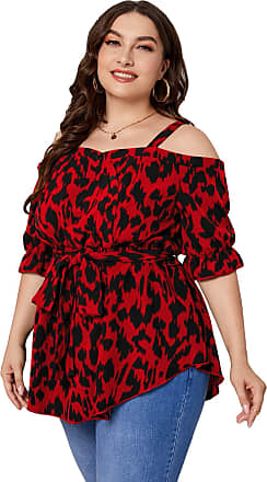 Halloween Blouses,Gillberry Womens Long Sleeve Off Shoulder Prined Tops Plus Size 