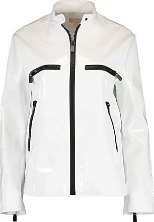michael kors white rain jacket