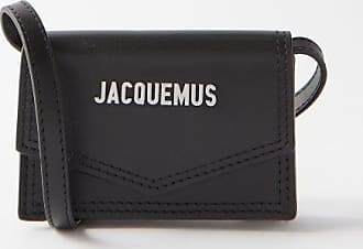 Jacquemus Le Porte Azur Black Leather Cross-body Card Holder Womens Bags Crossbody bags and purses 