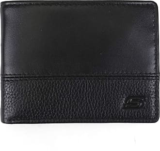 Mens Wallets and cardholders Skechers Wallets and cardholders Skechers S Passcase Rfid Leather Wallet With Flip Pocket in Black for Men 