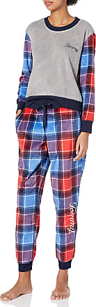 Tommy Hilfiger Womens Set Ls Flannel Check Pyjama Bottoms