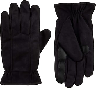 Isotoner Smart Touch 2.0 Black Fleece Lined Outerwear Winter Gloves NEW