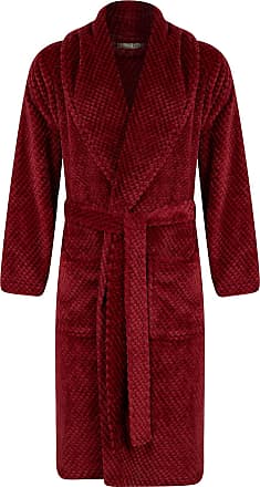 AS Harvey James Mens Polar Fleece Winter Robe/Dressing Gown Supersoft Warm & Cosy 