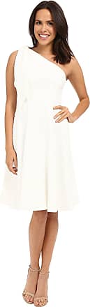 Nanette Lepore Womens Soiree One-Shoulder Dress, White, 6