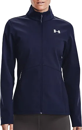  Under Armour womens ColdGear Infrared Shield 2.0 Soft Shell,  (410) Midnight Navy / / White, X-Small : Clothing, Shoes & Jewelry