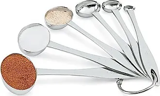 Vollrath (46588) Stainless Steel 6-Piece Oval Measuring Spoon Set