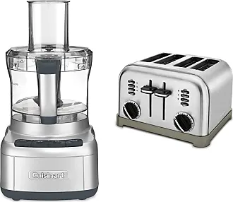  Cuisinart HM-90BCS Power Advantage Plus 9-Speed Handheld Mixer  with Storage Case, Brushed Chrome & CPT-180P1 Metal Classic 4-Slice  toaster, Brushed Stainless: Home & Kitchen