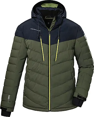 Schneefang, Damen Preise für Ksw 44 abzippbarer - EU grüngrau, in 1 Kapuze Jacke | Ski Stylight Winterjacke Qltd mit Vergleiche Daunenoptik und Jckt Wmn Killtec