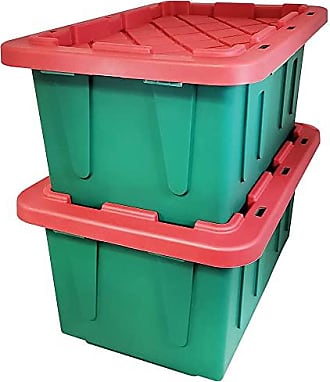 HOMZ Durabilt 27 Gallon Heavy Duty Storage Tote with Lid, Green Camo (4  Pack) in 2023