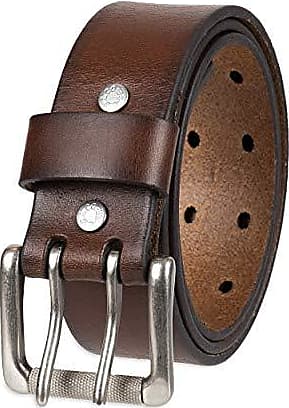 Levi's Men's Laminate Reversible Leather Belt, Black/Brown, 32