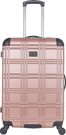 ben sherman luggage rose gold