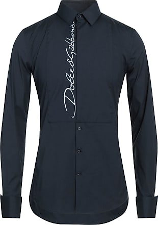 CamiciaDolce & Gabbana in Cotone da Uomo colore Nero Uomo Abbigliamento da Camicie da Camicie eleganti 31% di sconto 