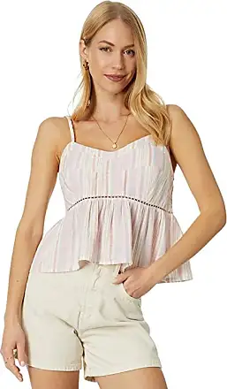 Lucky Brand Printed Tie Front Matchback Cami - Pink Multi • Price »