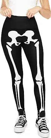 Shimmer Skeleton High Waisted Leggings
