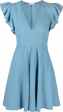 red valentino blue dress