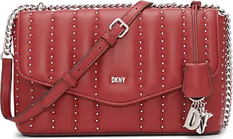 New DKNY BRYANT PARK Crimson Leather Tote / Shoulder Bag.$250.00