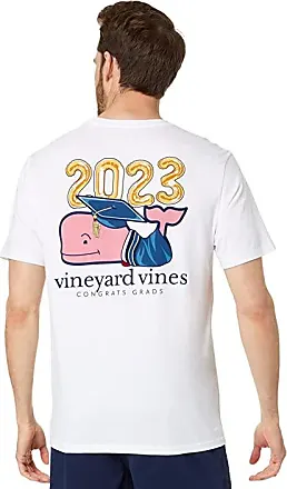 vineyard vines Men's Short Sleeve Americana Whale Pocket T-Shirt, White  Cap, X-Small