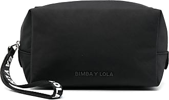 Bimba Y Lola Small Logo-plaque Marke-up Bag in Black