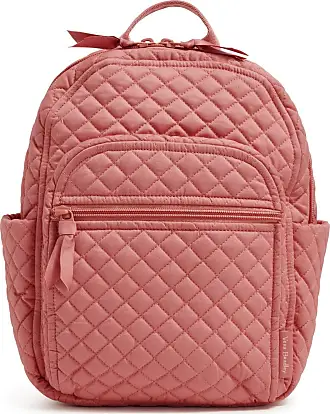 Vera Bradley Women's Cotton Campus Backpack, Rosa Floral - Recycled Cotton,  One Size