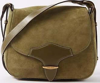 Womens Bags Crossbody bags and purses Green Isabel Marant Taggy Braided Leather And Suede Cross-body Bag in Light Khaki 