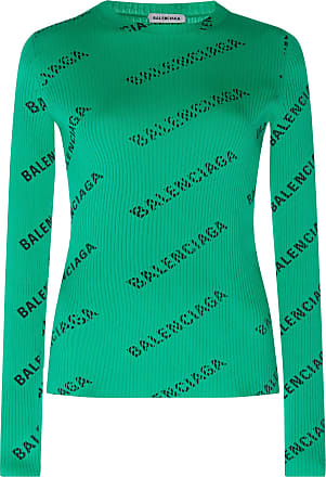 balenciaga t shirt womens green