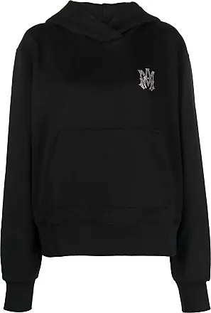 NISSA crystal-embellished cotton hoodie - Black