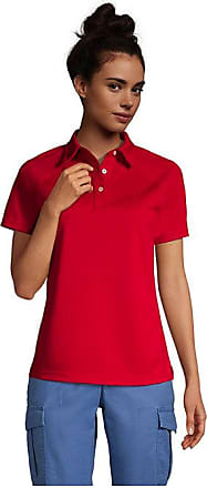 Red More Mile Short Sleeve Womens Polo Shirt 