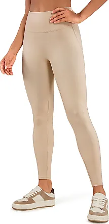 CRZ YOGA Butterluxe Matte Faux Leather 26.5 Inches Womens Leggings No Front  Seam 
